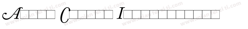 Adobe Caslon Italic字体转换